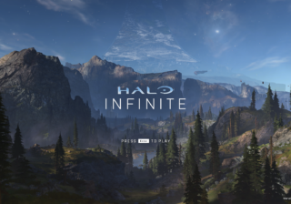 Halo Infinite Title Screen