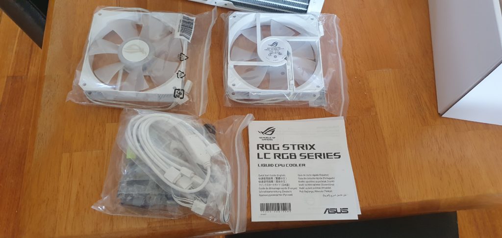 ASUS Rog Strix LC 240 AIO included hardware