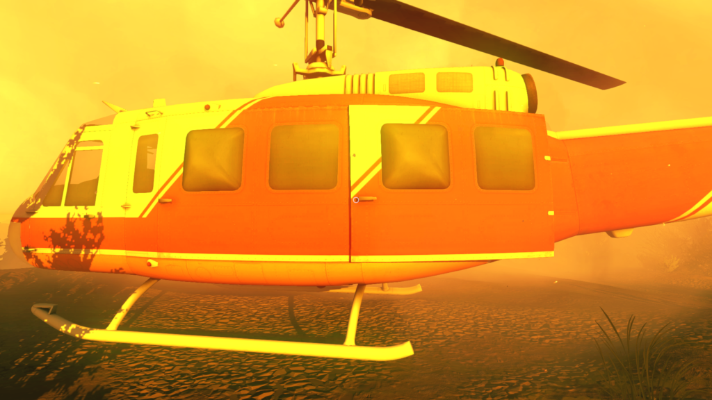 Firewatch Janky Helicopter with two sets of doors